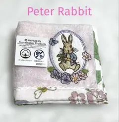（新品）Peter Rabbit タオルハンカチ 両面タイプ　片面ガーゼハンカチのサムネイル