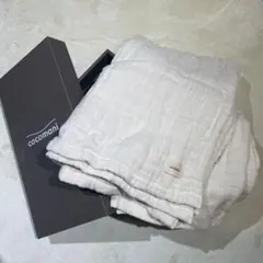 cocomani fuwari 5重ジャガード織　リネンコットンガーゼケット