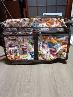 LeSportsac トラベルスタンプ柄 ショルダーバッグハワイ限定
