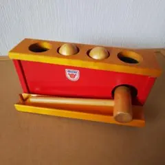 ミッキィ社 MICKI 知育玩具 ノックアウトボール　 木製 ハンマートイ
