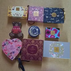 GODIVA 空き箱空き缶セット 多彩なデザイン