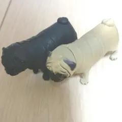 海洋堂 チョコエッグ ペット動物 第２弾 パグ 2種セット