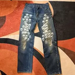 LEVI’S 503 スカル ペイント加工 スタッズ ダメージデニム