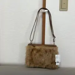 新品　グローバルワーク　ファー　3ルーム　ショルダーバック