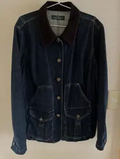 ラルフローレン✴︎ダークデニム コーデュロイ襟 ジャケット