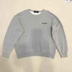 希少 当時物 90's ポロスポーツ スウェット L ナイガイ グレー