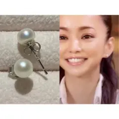 安室奈美恵着用似　真珠パール ピアス