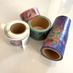 ★送料込★ディズニー マスキングテープ&シール4点セット