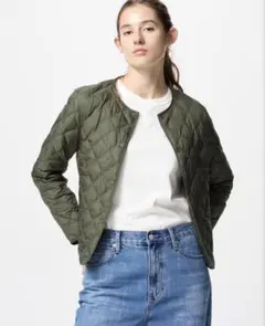 ユニクロ　パフテックキルティングジャケット　ウォームパデッド　ライトダウン　XS