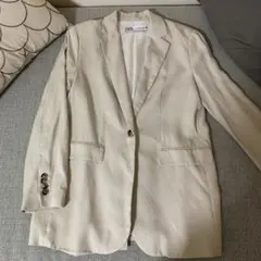 ZARA ベージュ テーラードジャケット