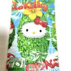 2009年 ハローキティ ご当地 ハンドタオル 沖縄 ゴーヤ