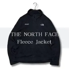 ノースフェイス フリースジャケット 黒 M 企業ロゴ刺繍