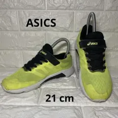 アシックス ASICS キッズ/ジュニア ランニングシューズ 蛍光イエロー