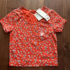 PAUL & JOE 花柄 半袖Tシャツ M 赤