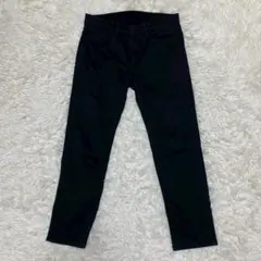 ユニクロ UNIQLO ウルトラストレッチスキニーフィットパンツ〔M〕ブラック