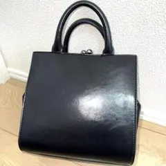 AZUL がま口ハンドバッグ ブラック肩掛けのサムネイル
