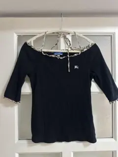 バーバリーブルーレーベル ホルターネック カットソー ノバチェック 38