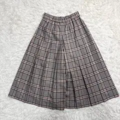 希少♡パラスパレス リネン ボーダー ストライプ チェック フレア