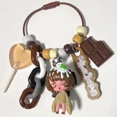 じゃらじゃらキーホルダー コーヒーラテ