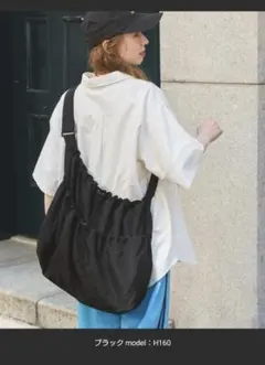 MONO-MART LADY'S　ナイロンドロストポケットビッグショルダーバッグ