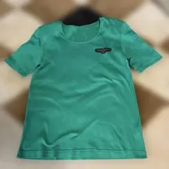 伊太利屋 半袖 Tシャツ グリーン 刺繍ロゴのサムネイル