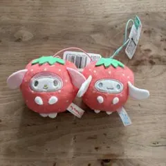 サンリオ　フルーツきぐるみマスコット～いちご～　2種　マイメロ　シナモン