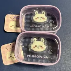 【最安値2個セット】ちいかわ　ぷっくりクリアミニポーチ　モモンガ 2個セット