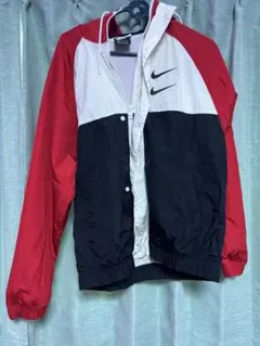 Nike ナイロンジャケット レッド/ホワイト/ブラック
