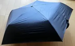 【Wpc.IZA】訳あり格安　晴雨兼用折りたたみ傘ネイビー