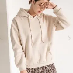 ◎ 新品 》fifth 裏起毛パーカー ライトベージュ M