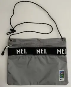 MEI メイ ショルダーバッグ　サコッシュ グレーのサムネイル