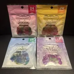 【新品未開封】 gummy stickers シール 4点セット