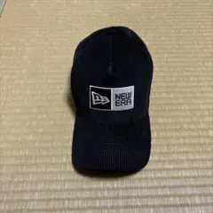 NEW ERA ネイビー コーデュロイキャップ