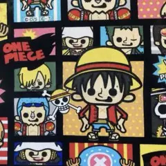 ONE PIECEキャラクター生地　ハギレ
