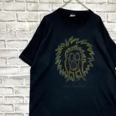 USA製90sヴィンテージTシャツ！シングルステッチ　ブラック半袖古着XL 19