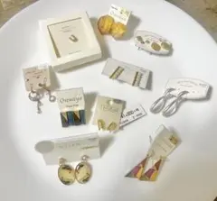 新品未使用品　アクセサリー　ピアス金属チタンポスト　10点　まとめ売り　2