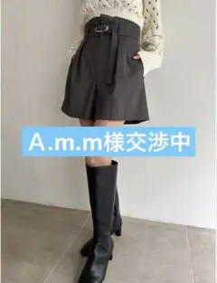 スナイデル　snidel Sustainableカーブウエストショートパンツ