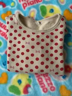 KP　赤ドット裏起毛TR♪