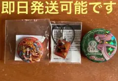 [貴重] USJ 缶バッジ　レトロ缶バッジ　非売品　3点セット