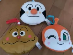 アンパンマン マスコット 3点セット ティッシュケース入れ