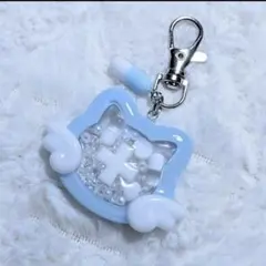 〈受〉No.25 にゃんこ天使シェイカーキーホルダー
