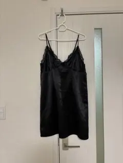 H&M サテンキャミソール ブラックのサムネイル