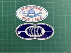 Bing & Rick サーフボードステッカー 2枚セットのサムネイル