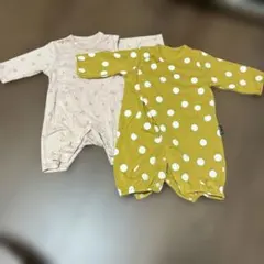 コットンロンパース2点セット