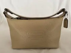 「COACH コーチ レザー ハンドバッグ ミニバッグ ベージ