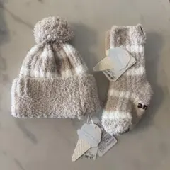 【新品】【タグ付き】GELATO PIQUE ベビーキッズ帽子　ベビーキッズ靴下