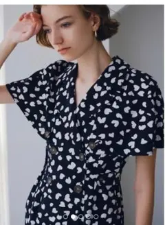 スナイデル　/　バリエケープカラートレンチワンピース