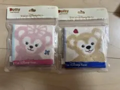 新品　ディズニーリゾート　ダッフィー　シェリーメイ タオル　ハンカチ　ミニタオル