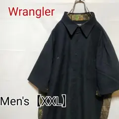 P93【US輸入】Wrangler(ラングラー)　半袖シャツ【XXL】ブラック他のサムネイル