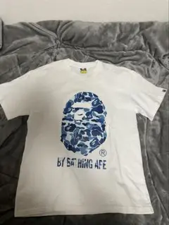 A BATHING APE ブルーカモ 猿ロゴ Tシャツ ホワイト M A BATHING APE ブルーカモ 猿ロゴ Tシャツ ホワイト M - メルカリ